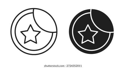 Iconos de la etiqueta engomada del negro coloreado en diversos estilos