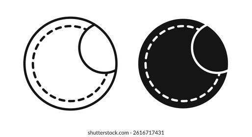 Sticker icons set for website design