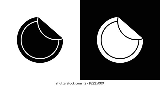 Aufkleber-Symbole. Vektorvorlage Illustration Symbol Pixel perfekt