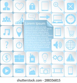sticker icons web design