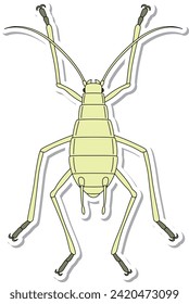 Ícono de ícono de ícono de un ícono de insecto adhesivo