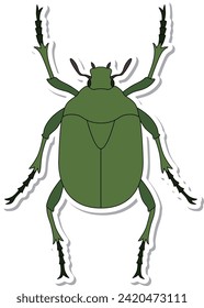 Sticker insect single item icon Kanabun