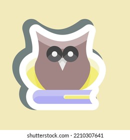 Conocimiento pegajoso. adecuado para el símbolo Startup. diseño simple editable. vector de plantilla de diseño. ilustración simple