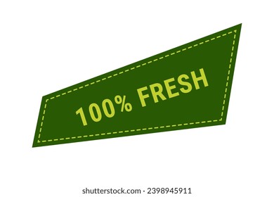 Sticker, label, badge and logo for eco, bio, organic and natural products. A fresh food icon. Organic and eco-friendly products. Vector illustration