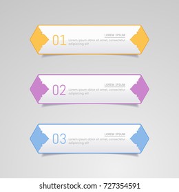 Sticker label, Colorful paper set