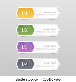 Sticker label colorful set