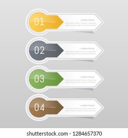Sticker label colorful set