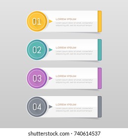 Sticker label colorful set