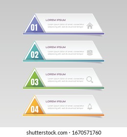 Sticker label colorful set, Vector