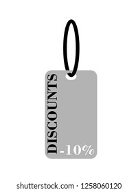 Sticker label discount -10%