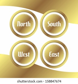 sticker label tag map direction