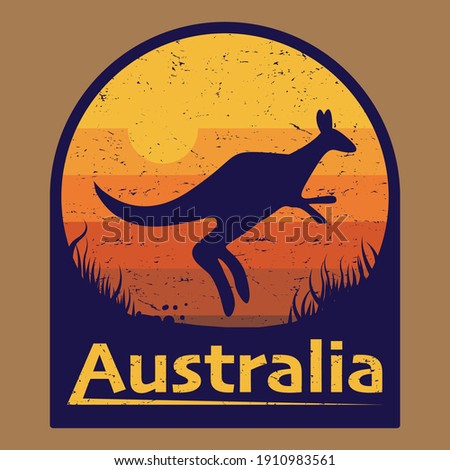 Similar – Image, Stock Photo kangaroo silhouette