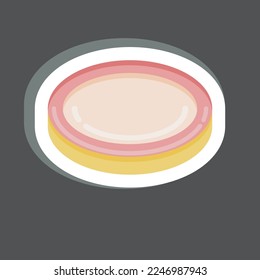 Sticker Lens Filter. related to Photography symbol. simple design editable. simple illustration