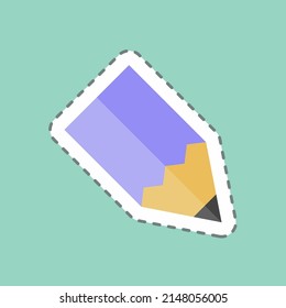 Sticker line cut Compose. suitable for web interface symbol. simple design editable. design template vector. simple symbol illustration