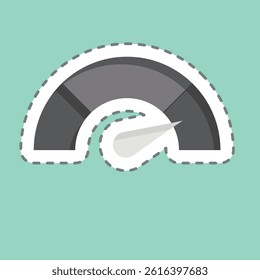 Sticker line cut Performance. related to Audit symbol. design editable - Powered by Shutterstock - Get 15% off with code: PIKWIZARD15