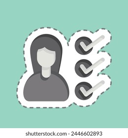 Tareas de trabajo. relacionadas con el símbolo de trabajo remoto. ilustración de diseño simple