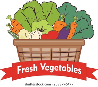 logotipo adesivo de uma loja de vegetais