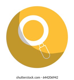 sticker magnifying glass tool to search and read