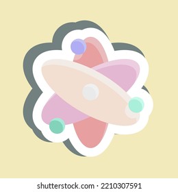 Sticker Main Idea. suitable for Startup symbol. simple design editable. design template vector. simple illustration