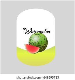 sticker of melon