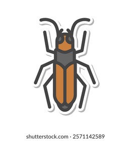 Sticker mini insect single item icon Moidera Gomina