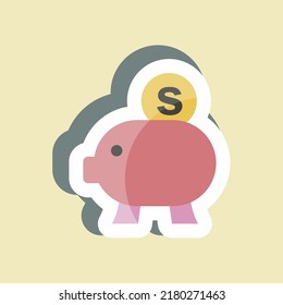 Sticker Money Back. suitable for Business symbol. simple design editable. design template vector. simple symbol illustration