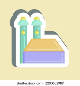 Sticker Munich. suitable for education symbol. simple design editable. design template vector. simple illustration