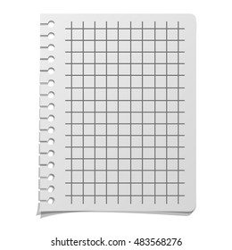 Sticker and note paper sheet sticky isolated on white background vector illustration