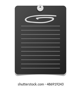 Sticker and note paper sheet sticky isolated on white background vector illustration