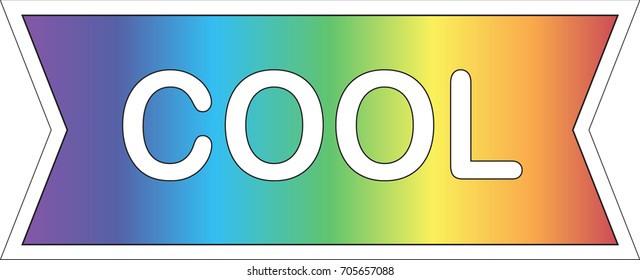 Sticker. Sticker for notepad, for social networks.