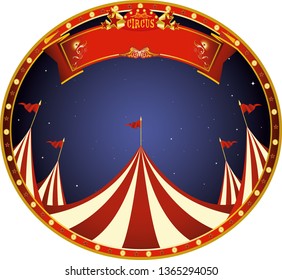 a sticker on circus theme for you