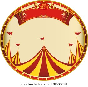 a sticker on circus theme for you