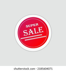 sticker on isolated white background sale discount