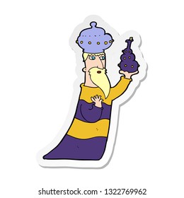pegatina de uno de los tres sabios