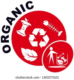 Sticker for Organic Trash