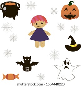 Sticker pack for celebration Halloween 