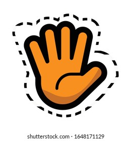 Sticker pack simple Illustration Clip Art vector