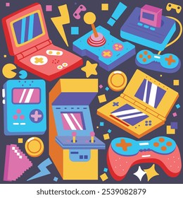 sticker pack of various kinds of game tools