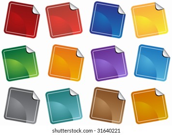 Sticker Palette Icon Set