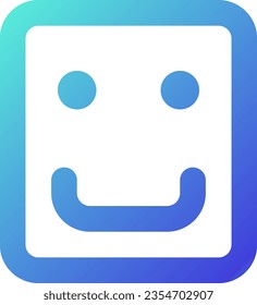 Sticker pixel perfect gradient linear ui icon. Social media interaction. Emotions visual representation. Line color user interface symbol. Modern style pictogram. Vector isolated outline illustration