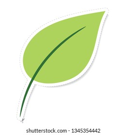 sticker plant vector