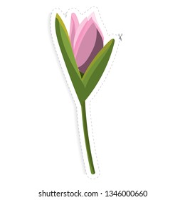sticker plant vector
