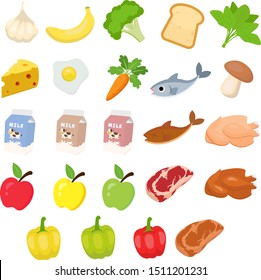 Sticker Poster World Day Food Clipart Stock Vector (Royalty Free ...