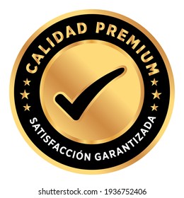 sticker premium quality in spanish