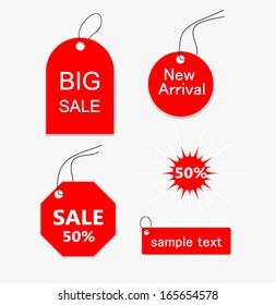 sticker price tag vector