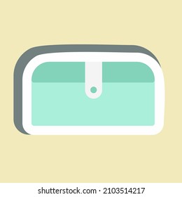 Sticker Purse - simple illustration, good for prints , announcements, etc