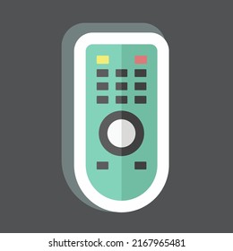 Remoto adhesivo. adecuado para el símbolo Home. diseño simple editable. vector de plantilla de diseño. ilustración de símbolo simple