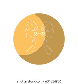 sticker ribbon bow to decoration gift present