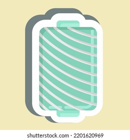 Robbin adhesivo. adecuado para el símbolo educativo. diseño simple editable. vector de plantilla de diseño. ilustración simple
