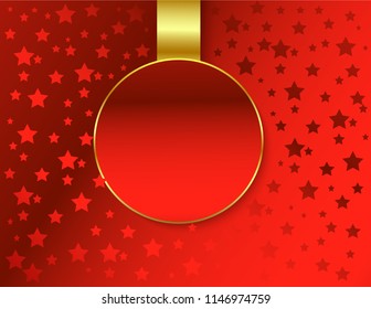Sticker round banner